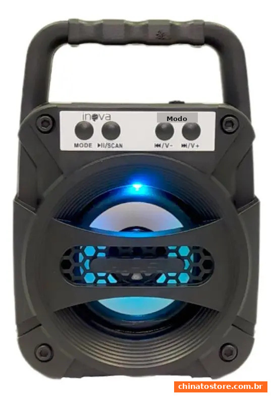Caixa Som Mini Caixa Som Bluetooth Rádio Fm Inova Rad-9046