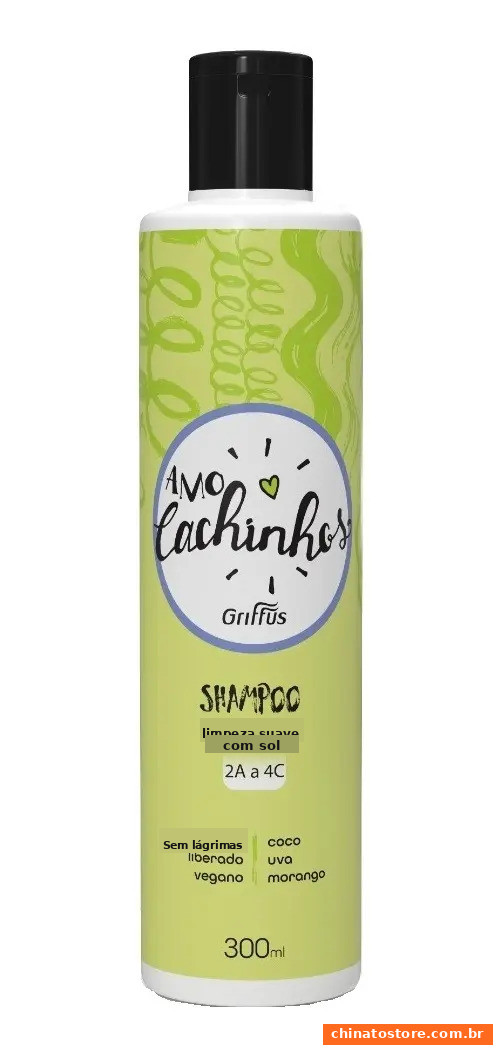 Shampoo Cabelo Cacheado Amo Cachinhos Infantis Griffus Brasil
