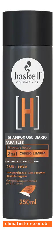 Haskell Shampoo Cabelo & Barba Pra Eles 250ml